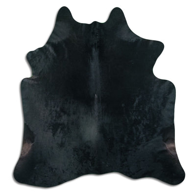 Schwarzes Kuhfell L