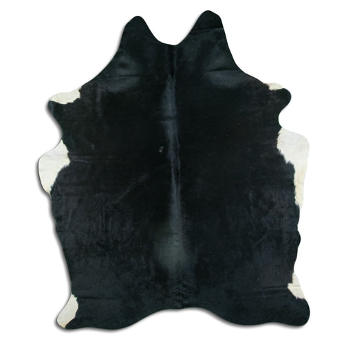 Schwarzes Kuhfell L