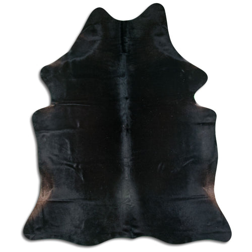 Schwarzes Kuhfell L