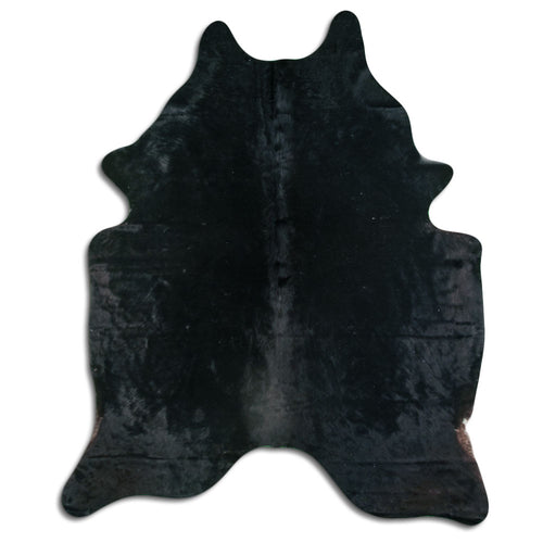 Schwarzes Kuhfell XL