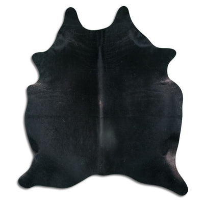 Schwarzes Kuhfell L