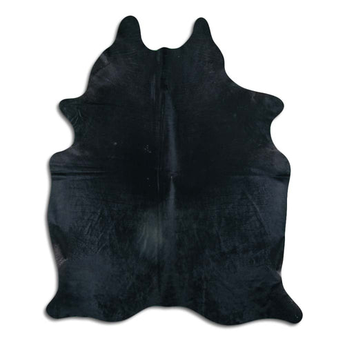 Schwarzes Kuhfell XL
