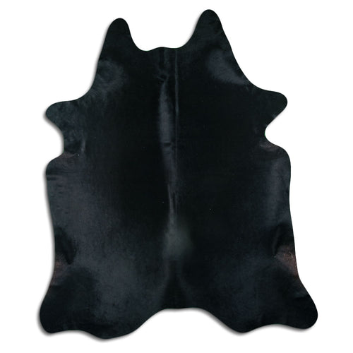 Schwarzes Kuhfell XL
