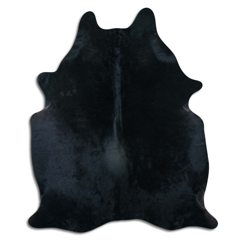 Schwarzes Kuhfell XL
