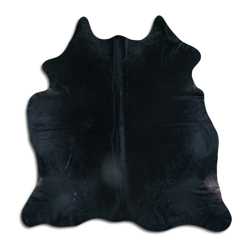 Schwarzes Kuhfell L