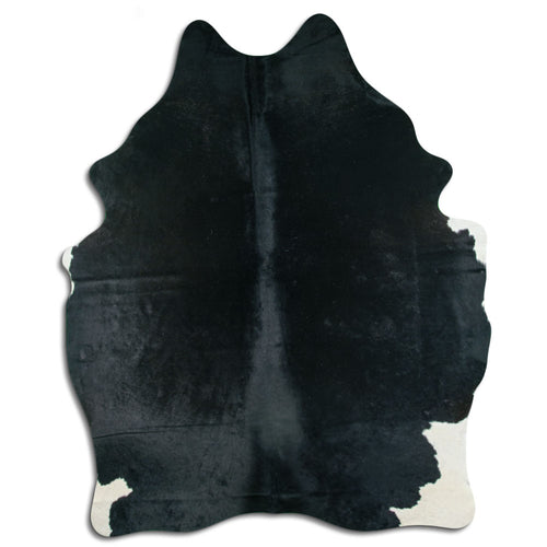 Schwarzes Kuhfell XL