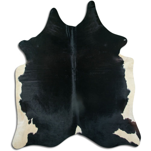 Schwarzes Kuhfell XL