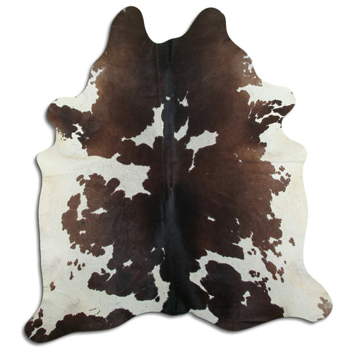 Braun-Weißes Kuhfell XXL