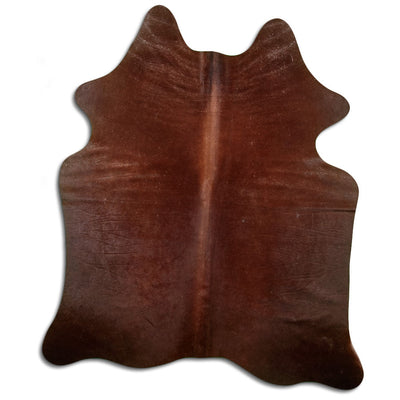 Brown Cowhide Rug M