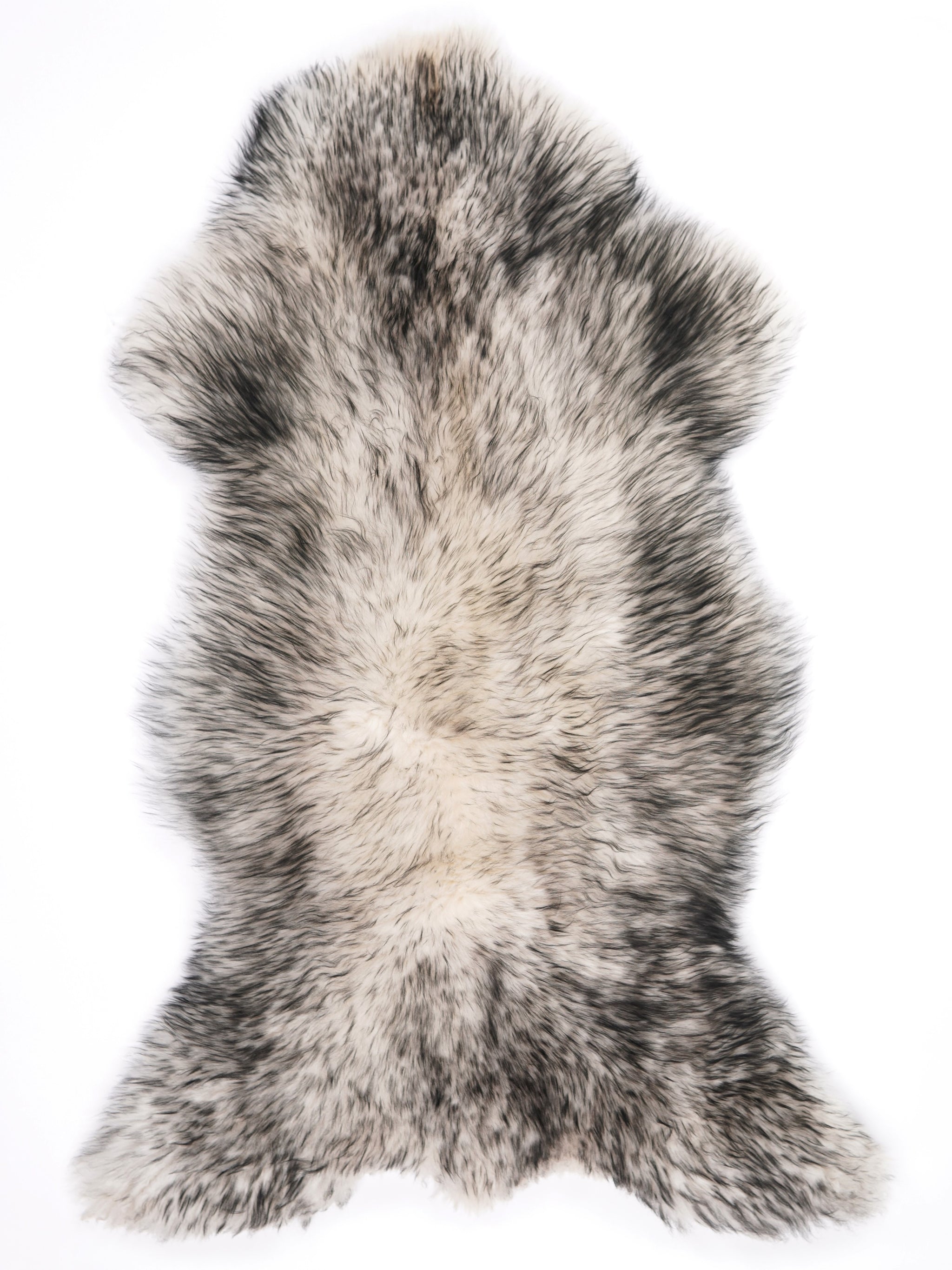 Mufflon Lammfell Schwarz XXL