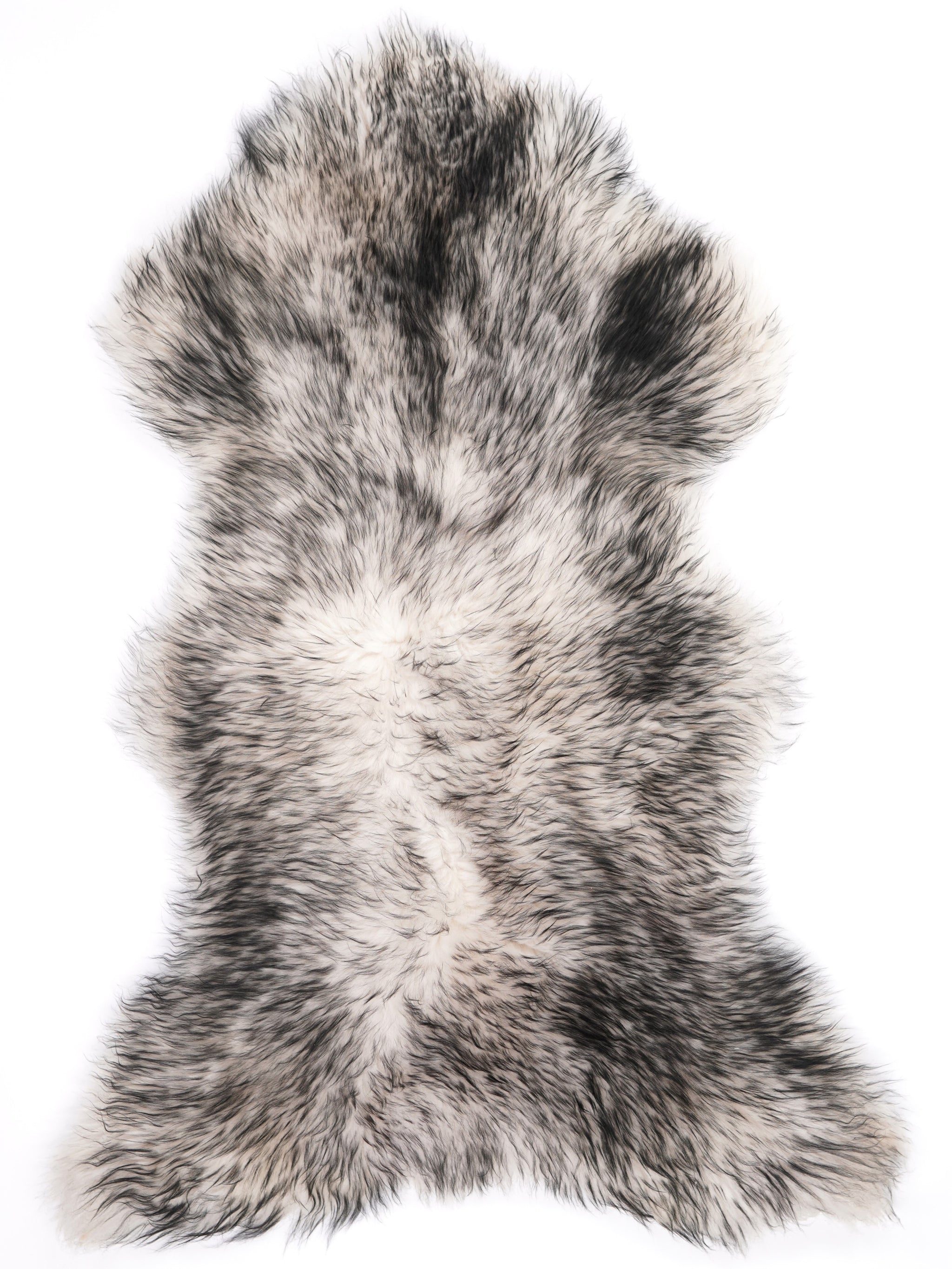 Mufflon Lammfell Schwarz XXL