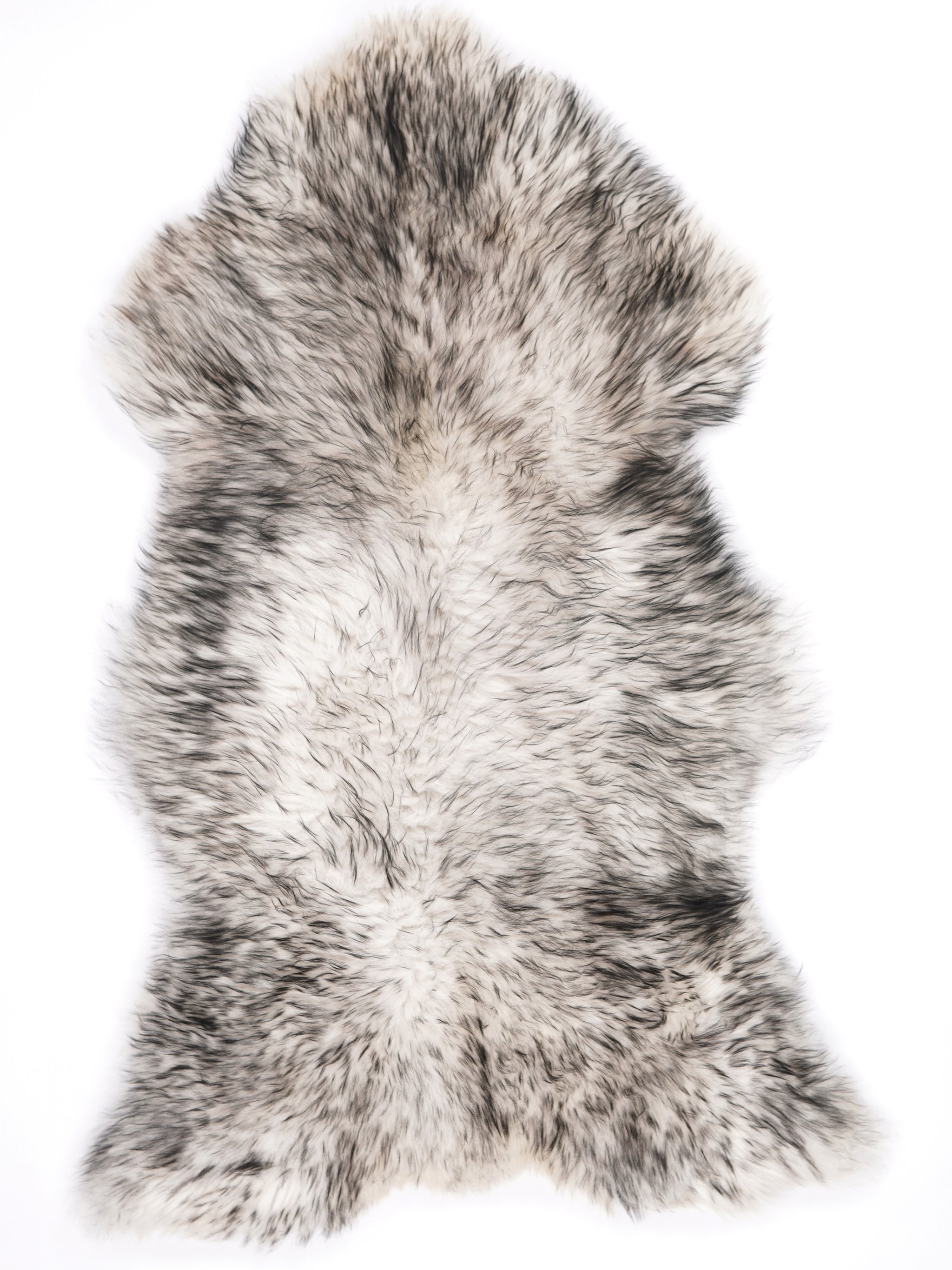 Mufflon Lammfell Schwarz XXL