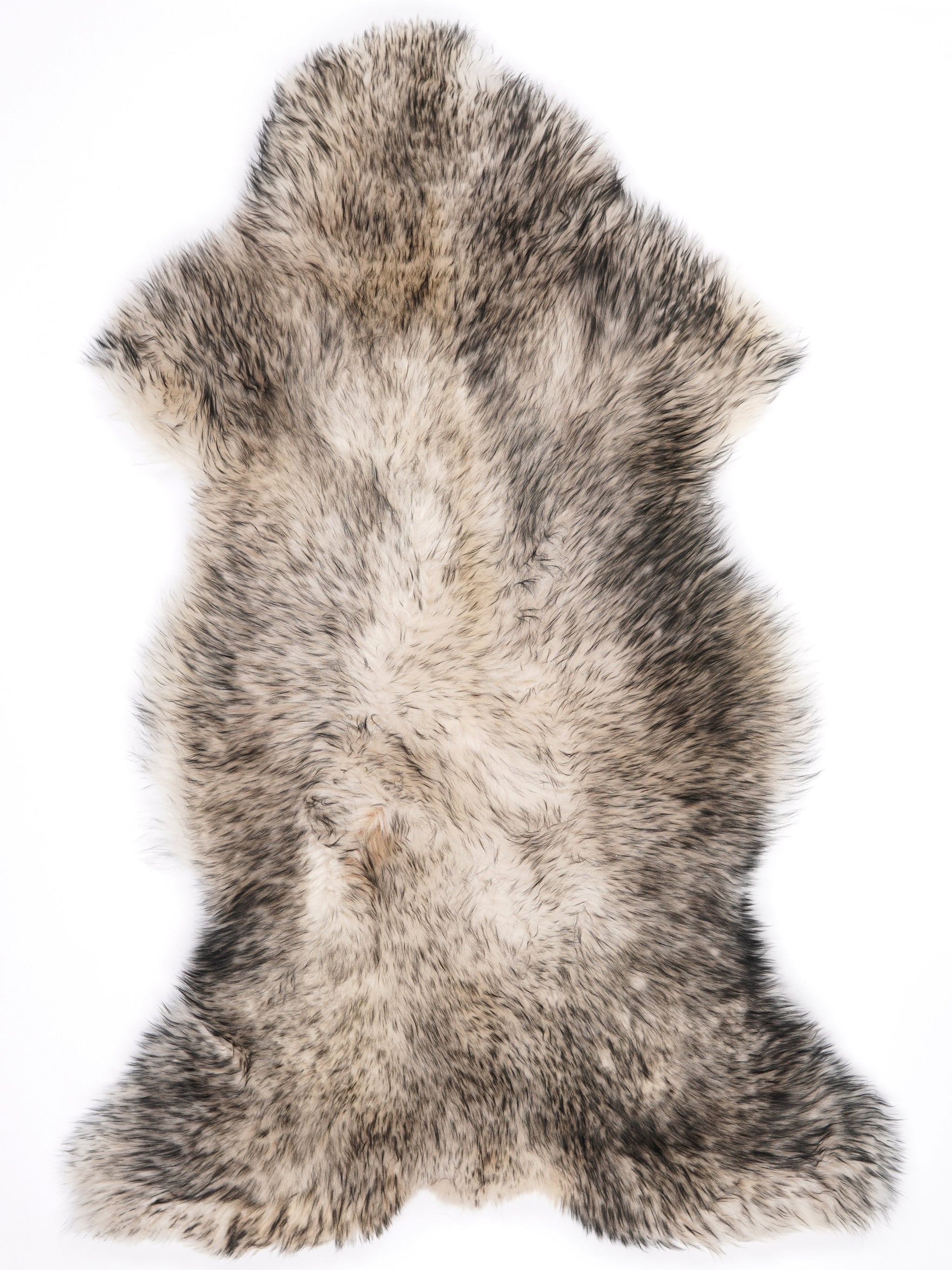 Mufflon Lammfell Schwarz XXL