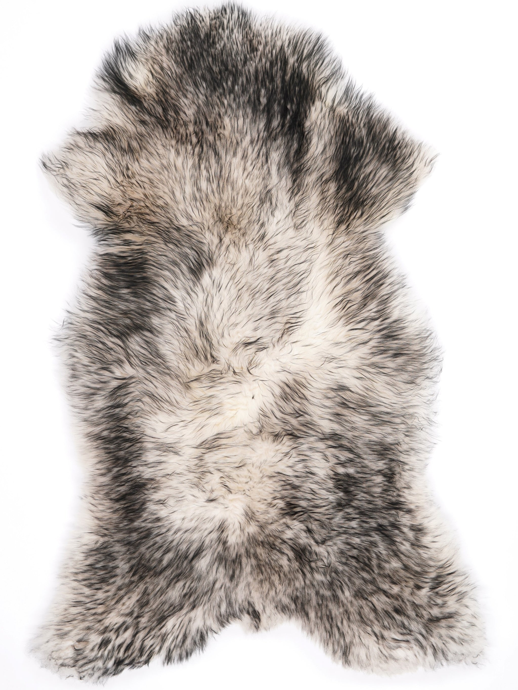 Mufflon Lammfell Schwarz XL