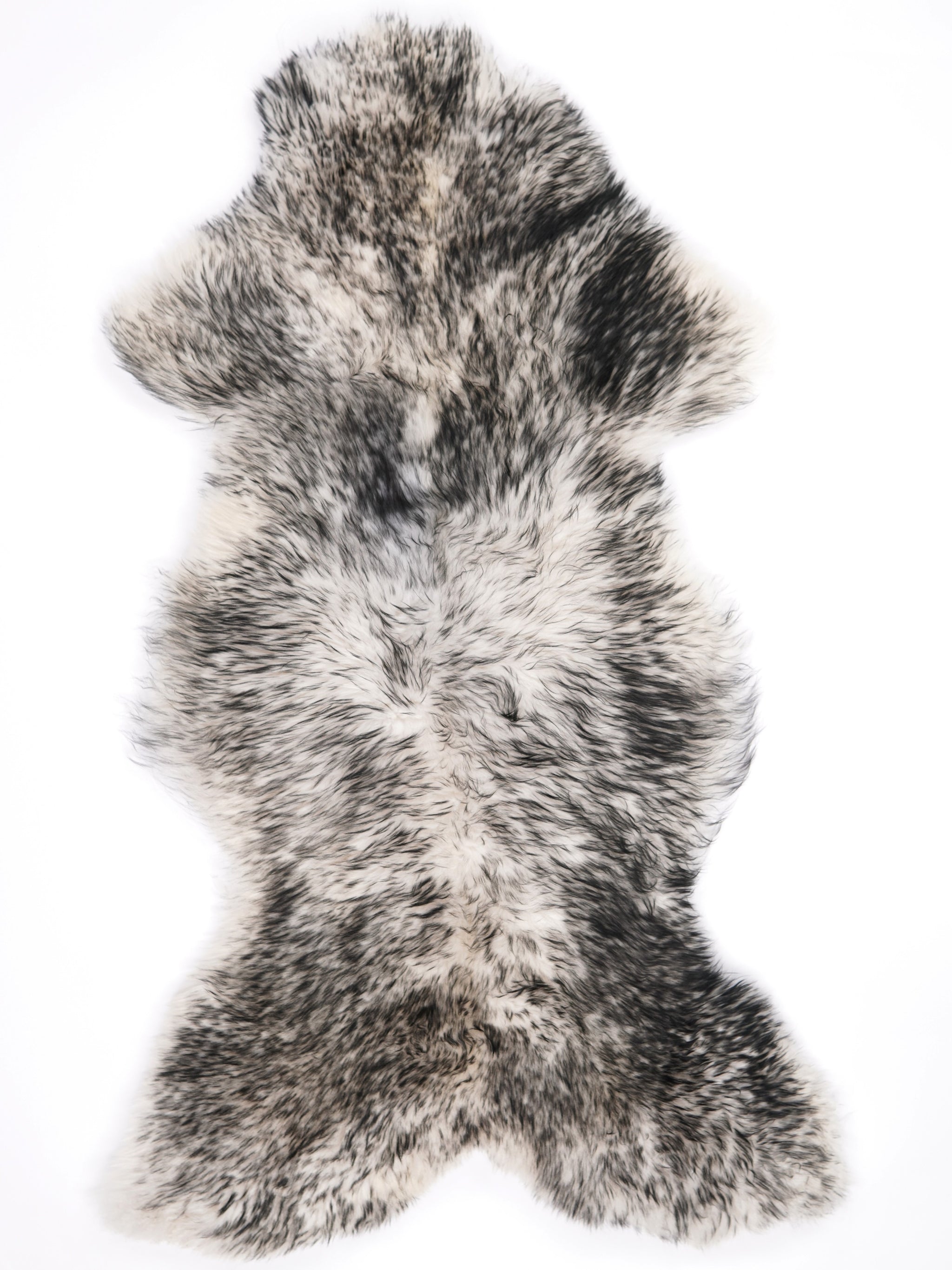 Mufflon Lammfell Schwarz XXXL