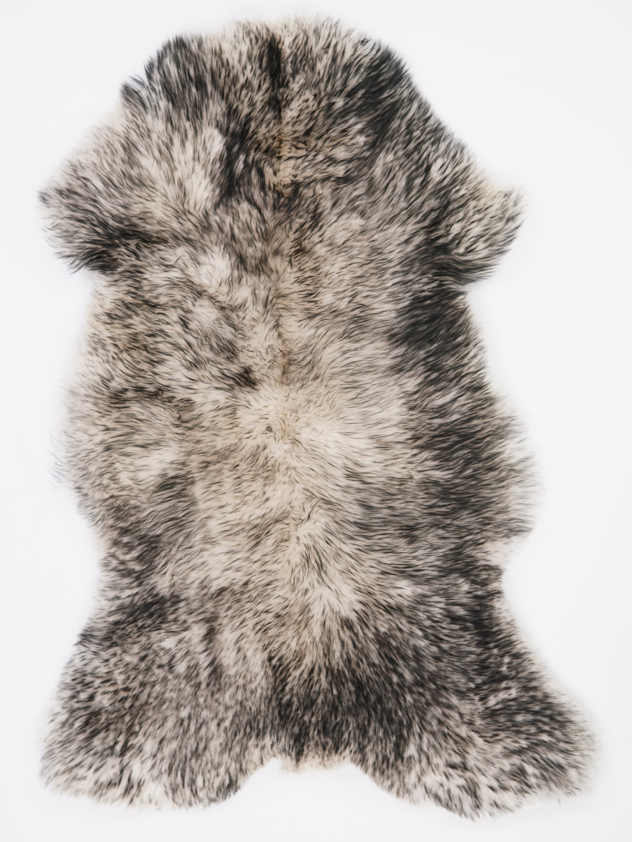 Mufflon Lammfell Schwarz XL