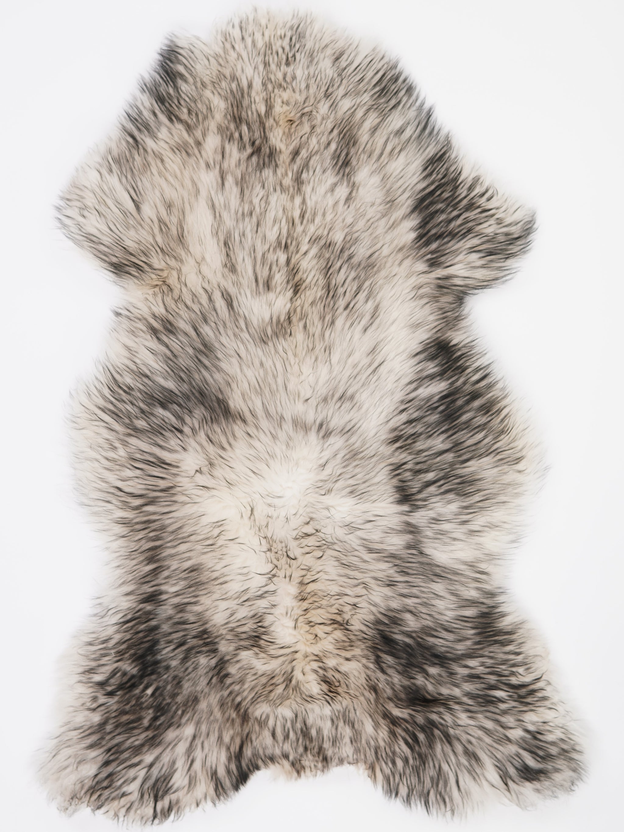 Mufflon Lammfell Schwarz XL