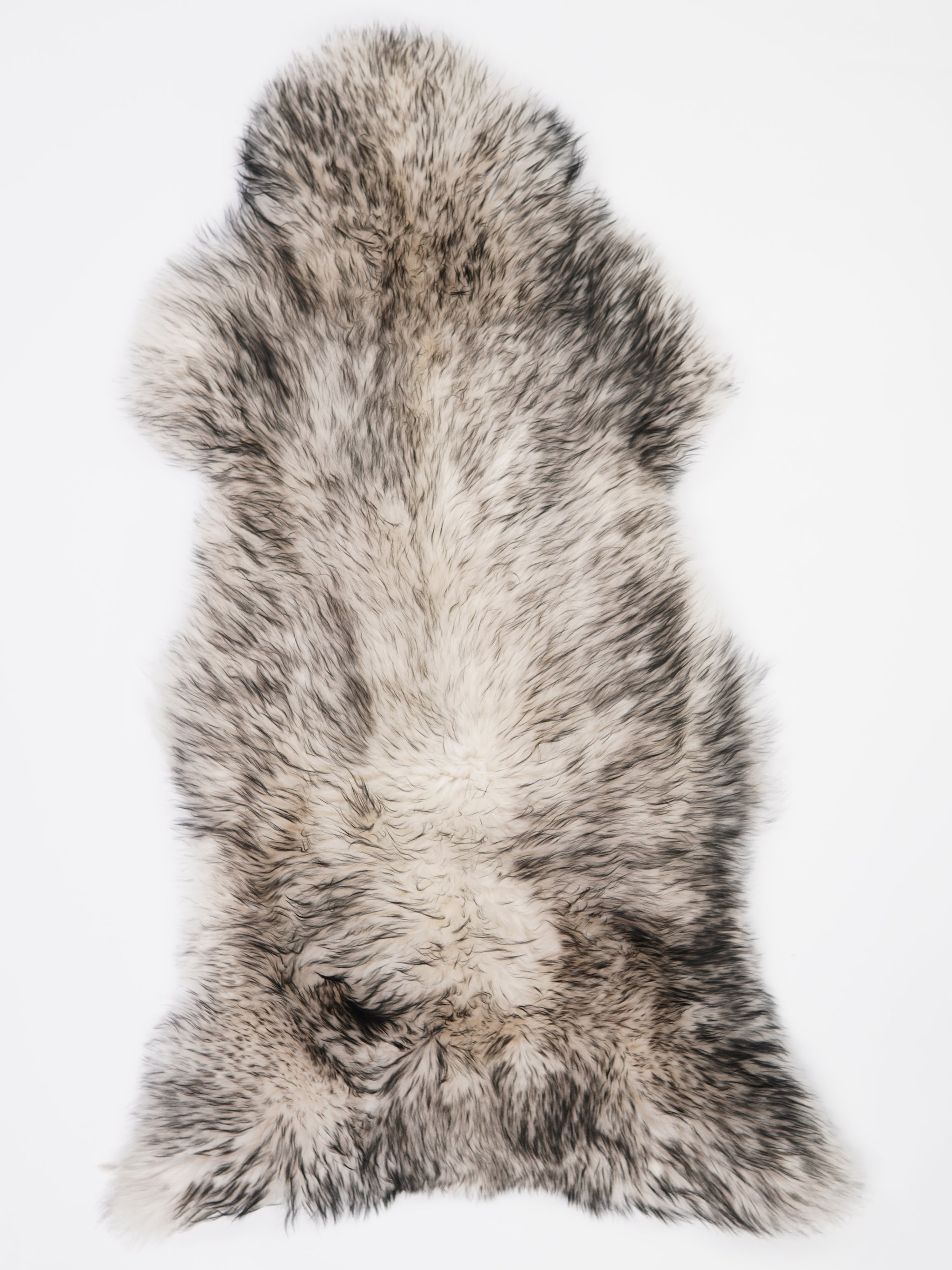 Mufflon Lammfell Schwarz XXXL