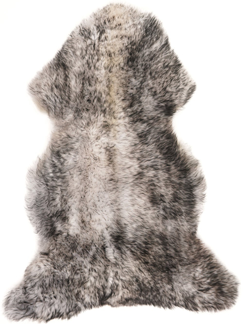 Mufflon Lammfell Schwarz XL