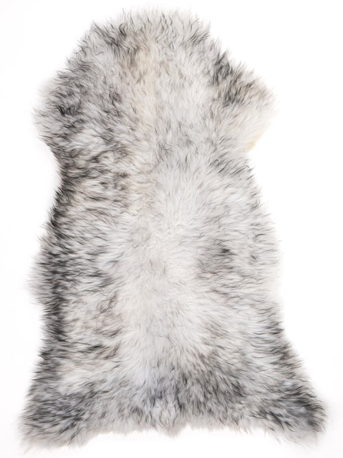 Mufflon Lammfell Schwarz XXL