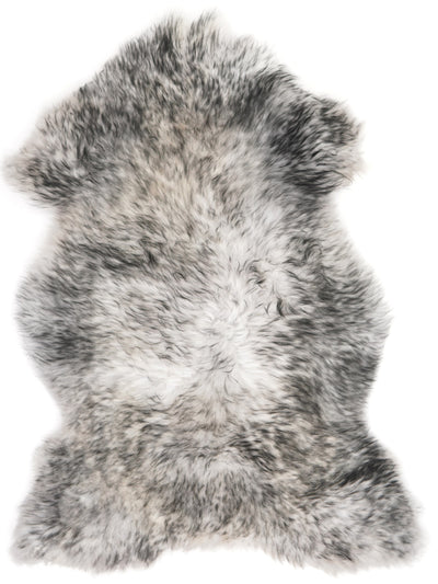 Mufflon Lammfell Schwarz L
