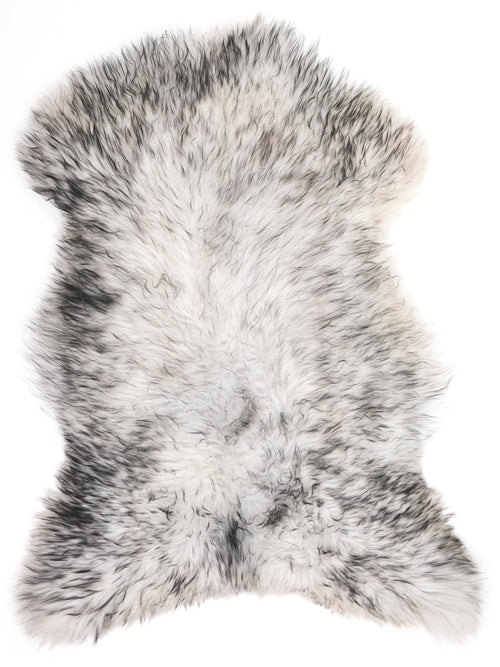 Mufflon Lammfell Schwarz XL