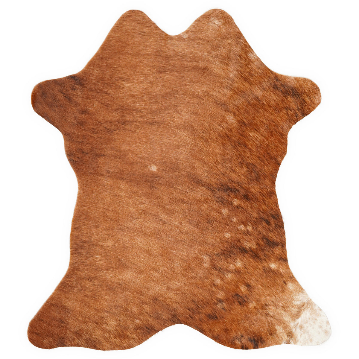 Mini-Kuhfell, ca. 70 × 70 cm, von oben fotografiert: genau das Fell, das Sie erhalten