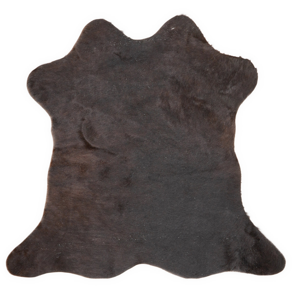 Mini-Kuhfell, ca. 70 × 70 cm, von oben fotografiert: genau das Fell, das Sie erhalten