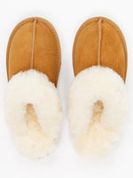 Lammfell-Hausschuhe | Karamell