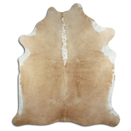 Braun-Weißes Kuhfell XXL