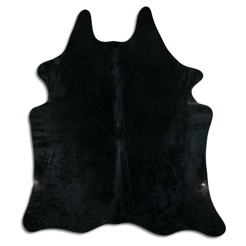 Schwarzes Kuhfell XXXL