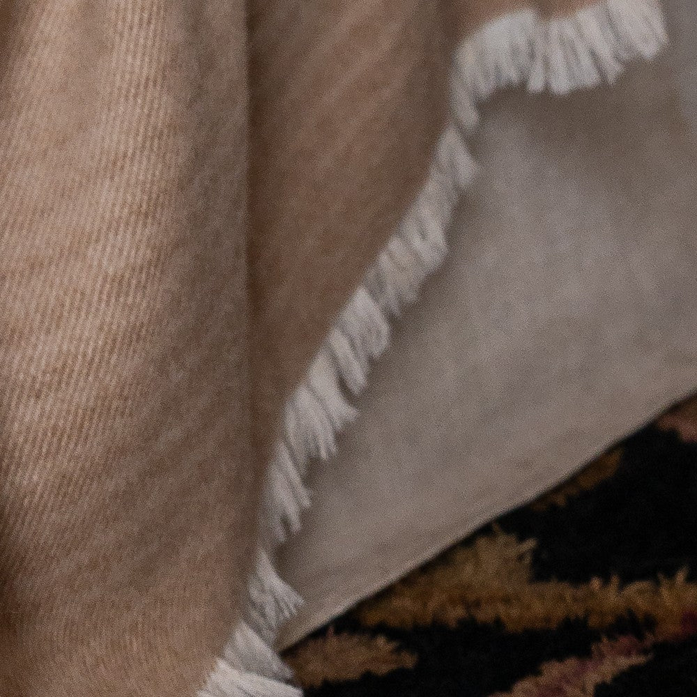 Plaid „Dune“ aus Royal-Alpaka – Detail