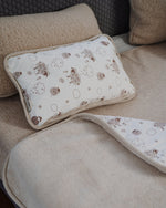 Kinderdecke „Zimt“ aus Kamelhaar & Merinowolle | zweilagig