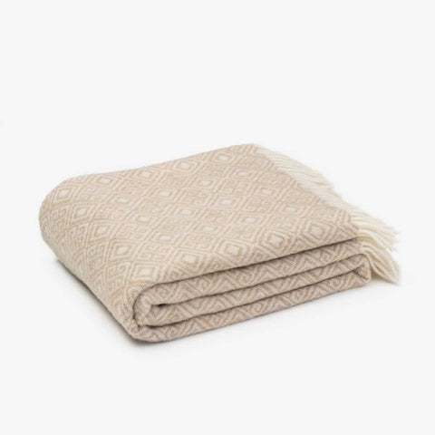 Plaid „Sirtaki“ aus Merinowolle