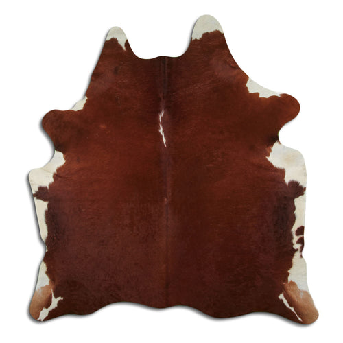 Braun-Weißes Kuhfell L