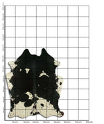 Schwarz-Weißes Kuhfell M