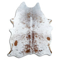 Salt & Pepper Kuhfell, ca. 210 × 160 cm, von oben fotografiert: genau das Fell, das Sie erhalten