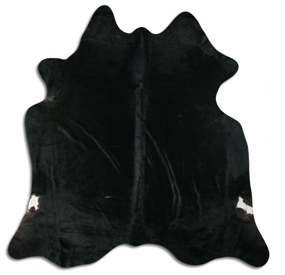 Schwarzes Kuhfell XL