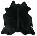 Schwarzes Kuhfell XL