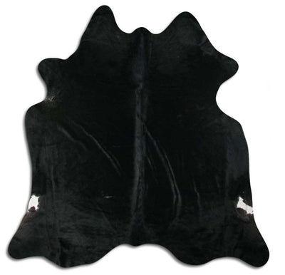 Schwarzes Kuhfell XL