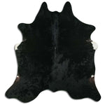 Schwarzes Kuhfell XL