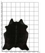 Schwarzes Kuhfell L
