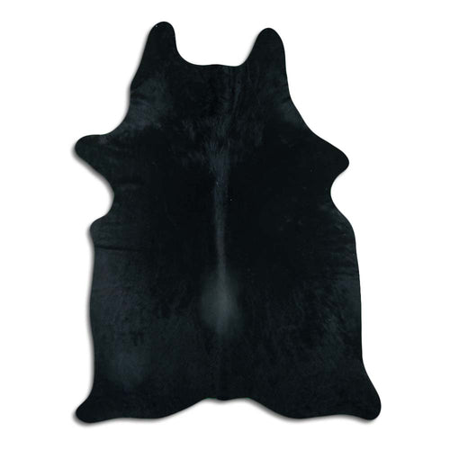Schwarzes Kuhfell L