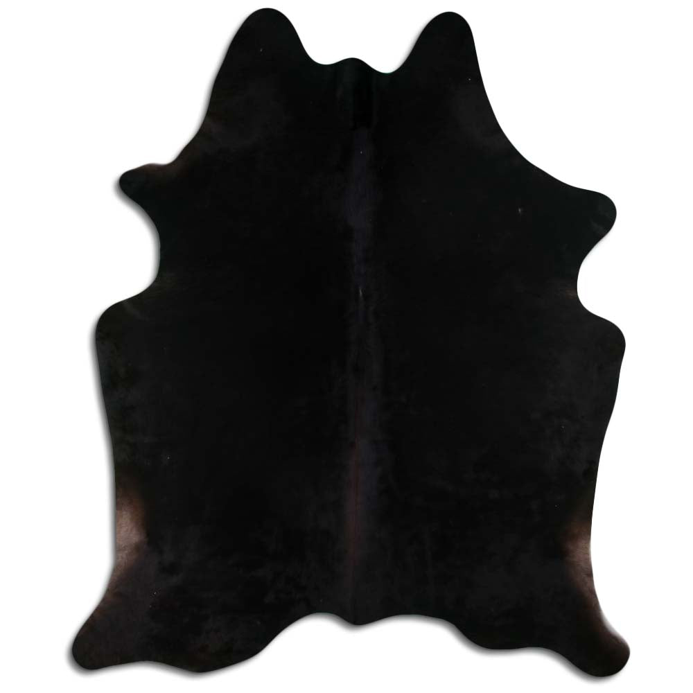 Schwarzes Kuhfell XL