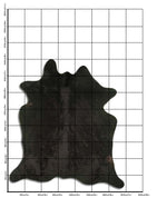 Schwarzes Kuhfell L