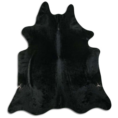 Schwarzes Kuhfell XL