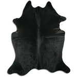 Schwarzes Kuhfell XXL