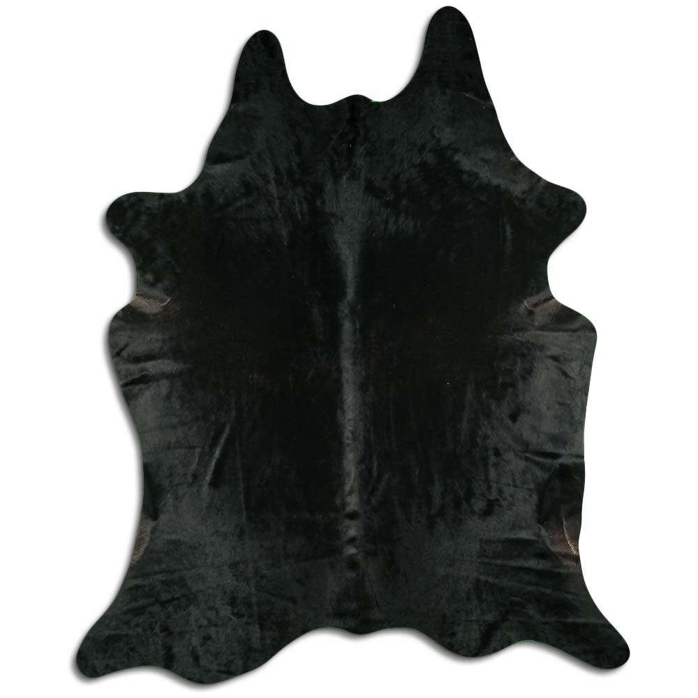 Schwarzes Kuhfell XL