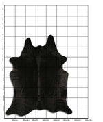 Schwarzes Kuhfell XL