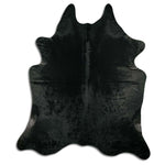 Schwarzes Kuhfell XL